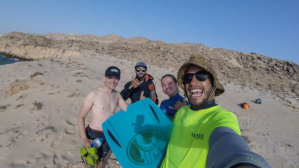 KITESURFING BIG DOWNWIND AT DAKHLA MOROCCO